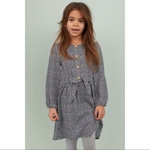 h&m • girl’s floral patterned dress • 3/4T